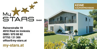 Bauprojekt „BVH Ried im Innkreis, Gartenstraße“ der My Stars GmbH